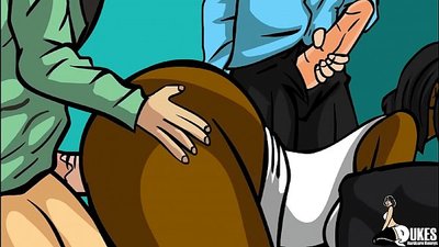 Abafundi balala notitshala omnyama ukuphuma kwesikolo